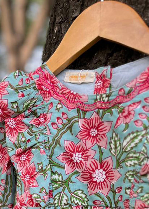 Sleeveless Frilly Dress For Girls